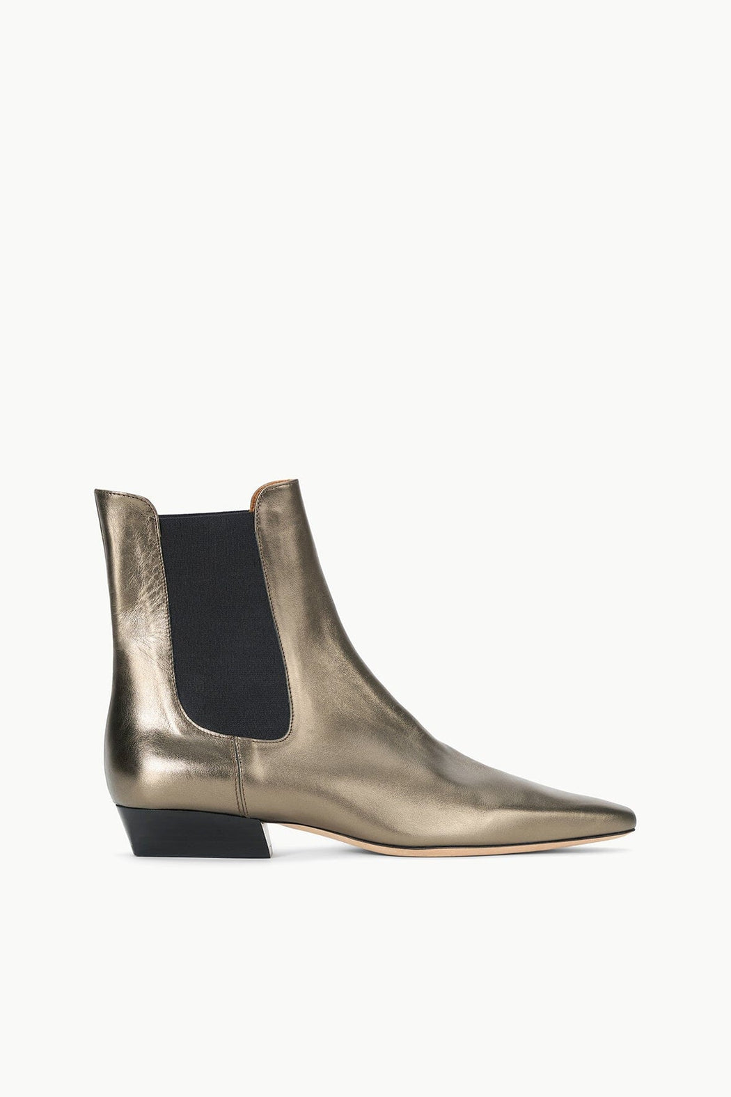 Staud - Aged Bronze Wally Chelsea Boot