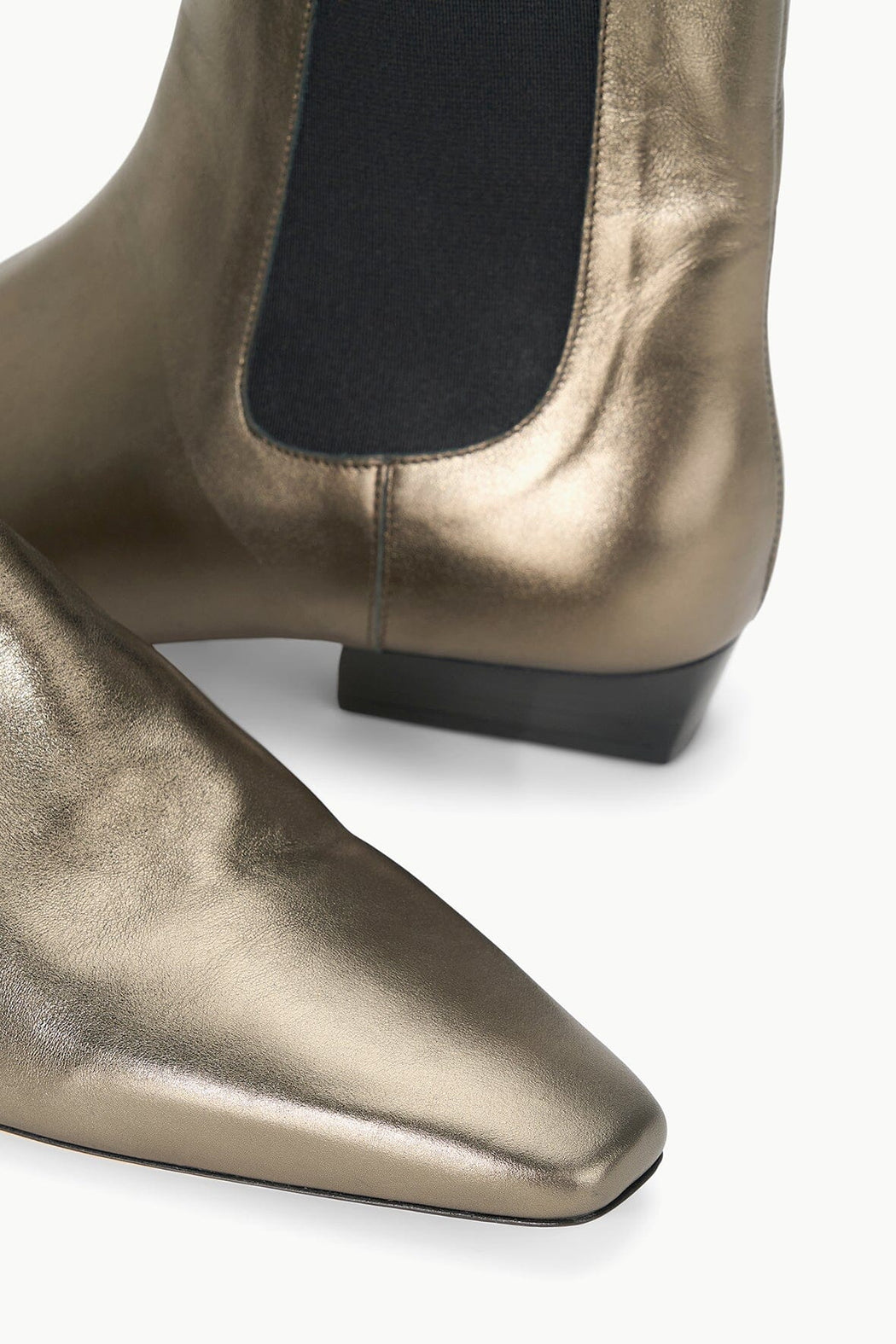 Staud - Aged Bronze Wally Chelsea Boot