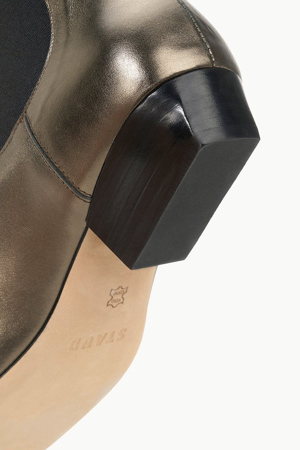 Staud - Aged Bronze Wally Chelsea Boot