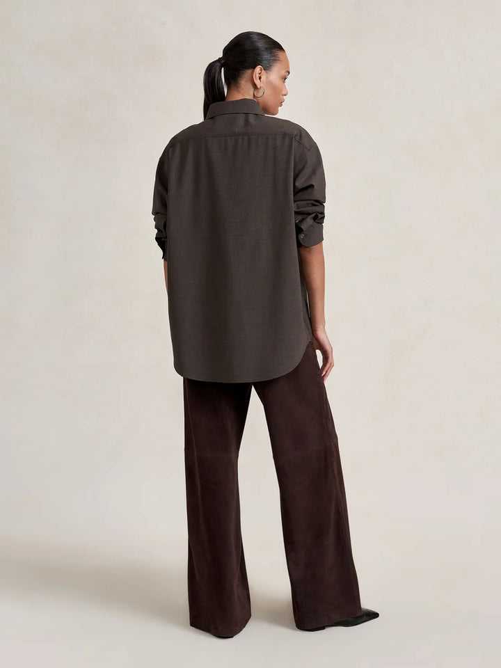 La Ligne - Suede Colby Pant Chocolate