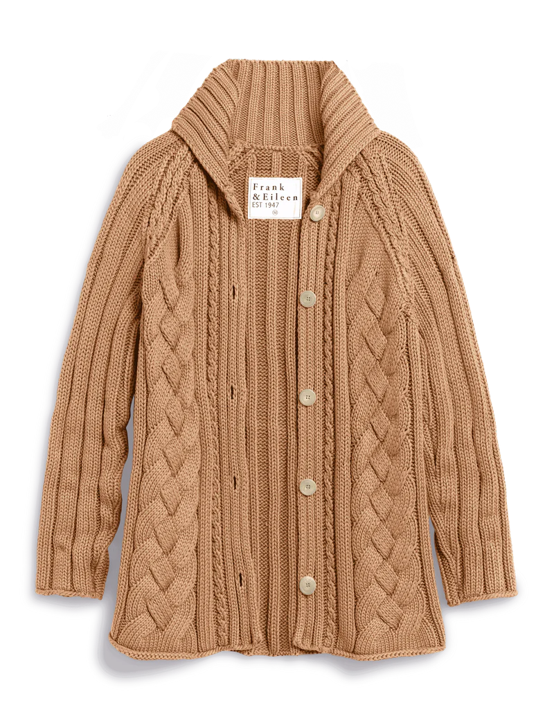 Frank & Eileen - Camel Cotswolds Cardigan