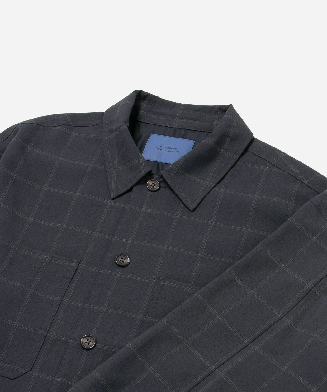 Saturdays NYC - Black Driessen Gabardine Overshirt