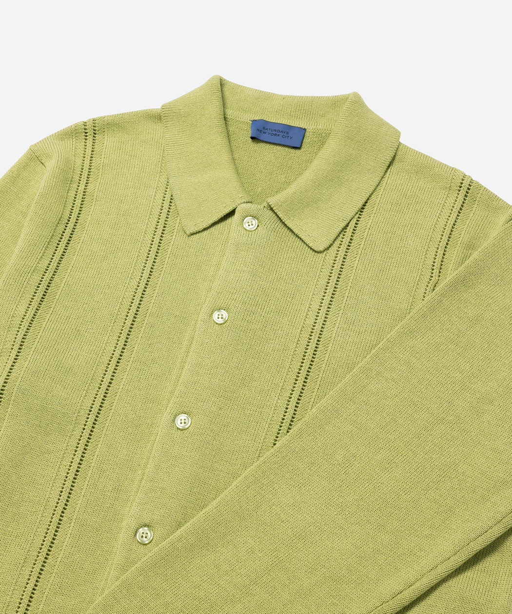 Saturdays NYC - Fern Jahmad Long Sleeve Linen Polo