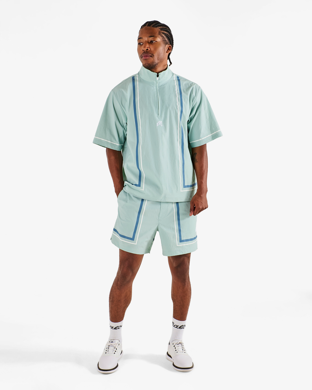 Malbon - Scooter Playa Short In Surf Spray