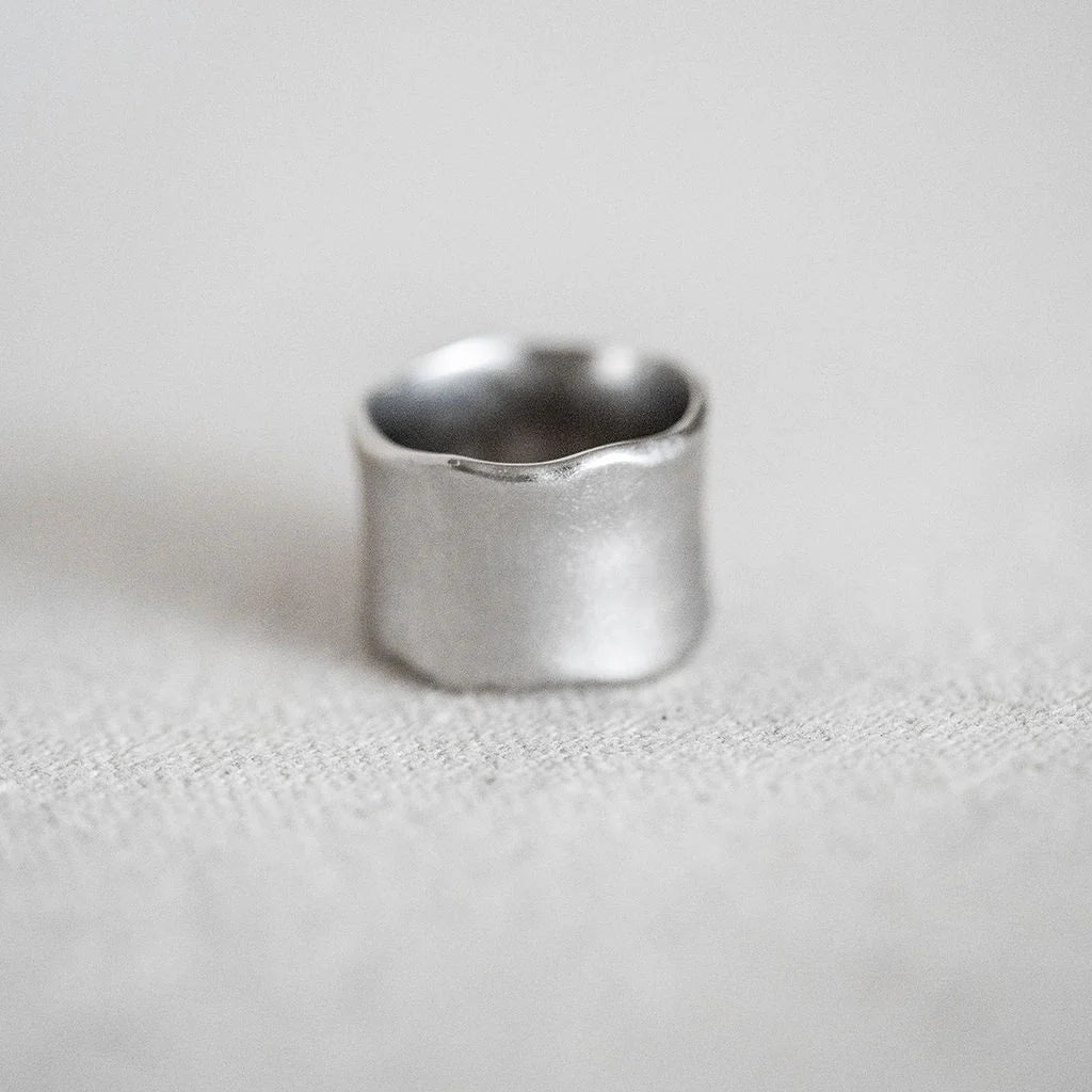 West Native Jewelry - Dune Ring Silver 7