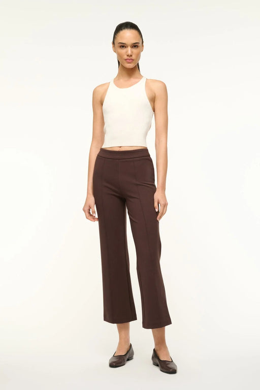 Staud- Knack Pant in Dark Chocolate