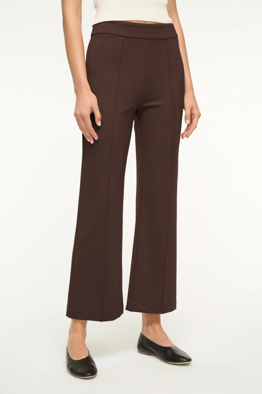 Staud- Knack Pant in Dark Chocolate