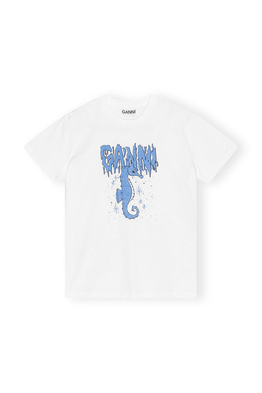 Ganni - Seahorse Relaxed T-Shirt