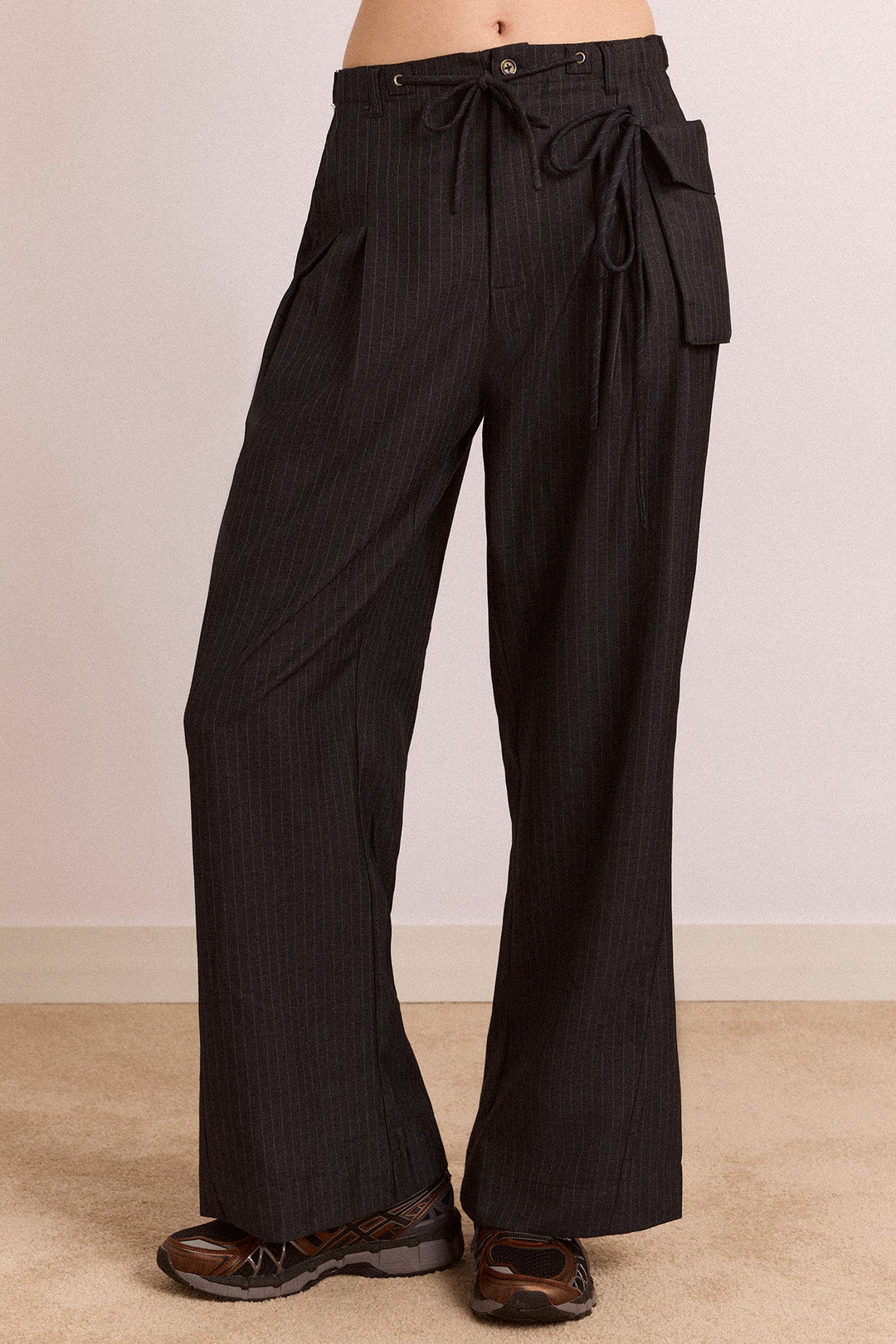 Damson Madder - Tatianna Trouser in Pinstripe - Kalifornia Jean Bar