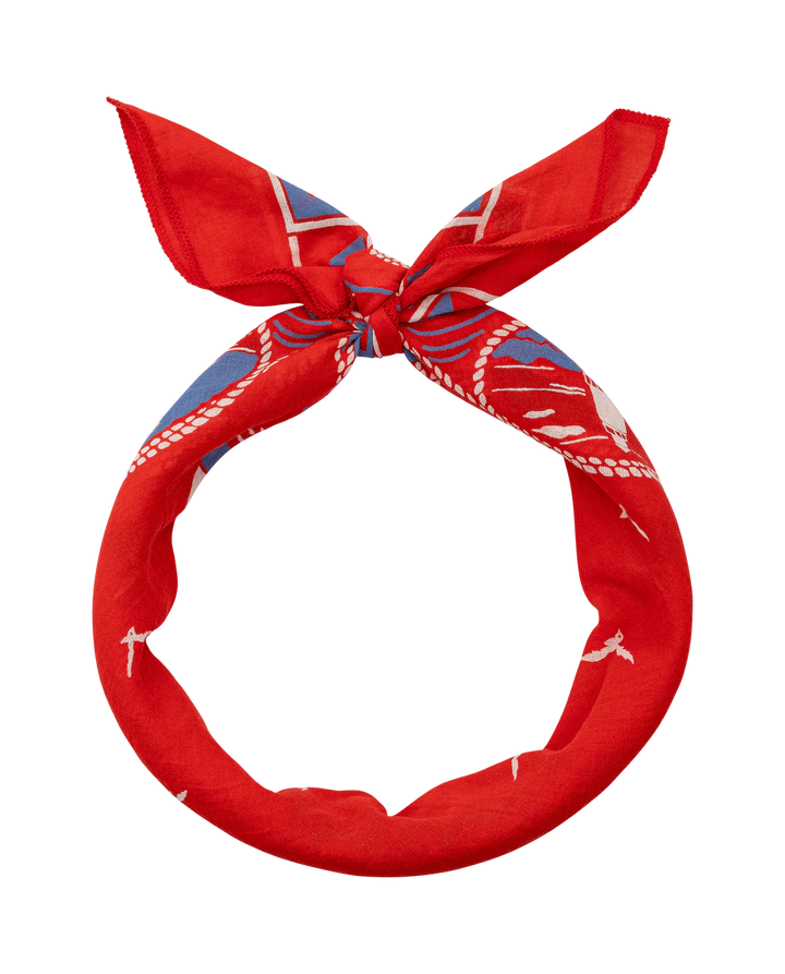 The Great - Sailboat Bandana Red