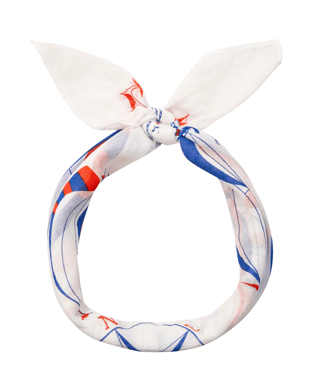 The Great - Sailboat Bandana White