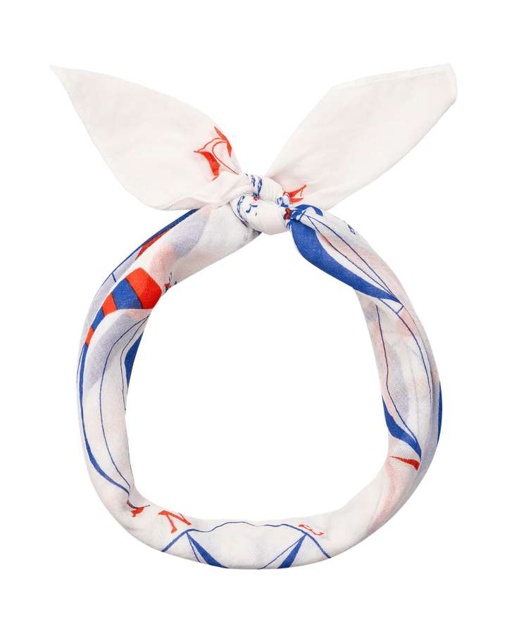 The Great - Sailboat Bandana White