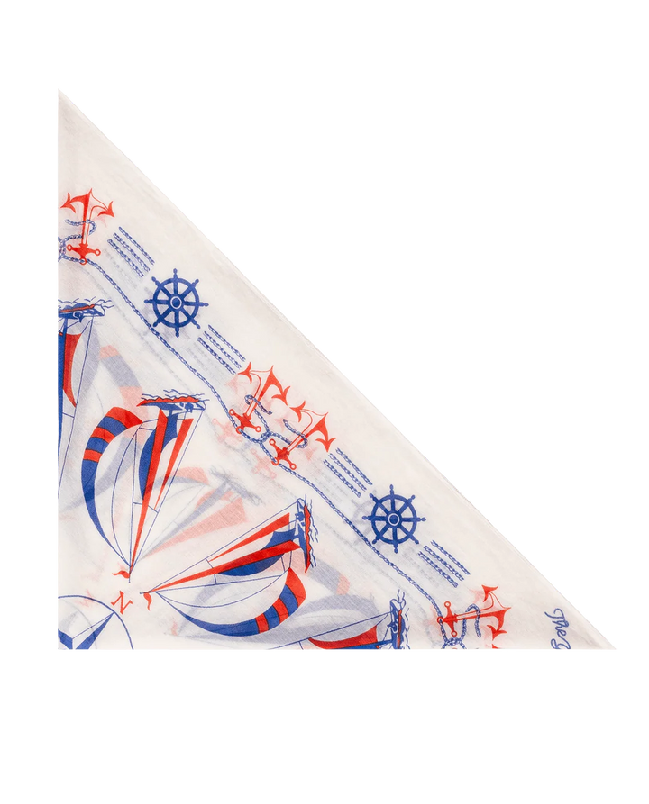 The Great - Sailboat Bandana White