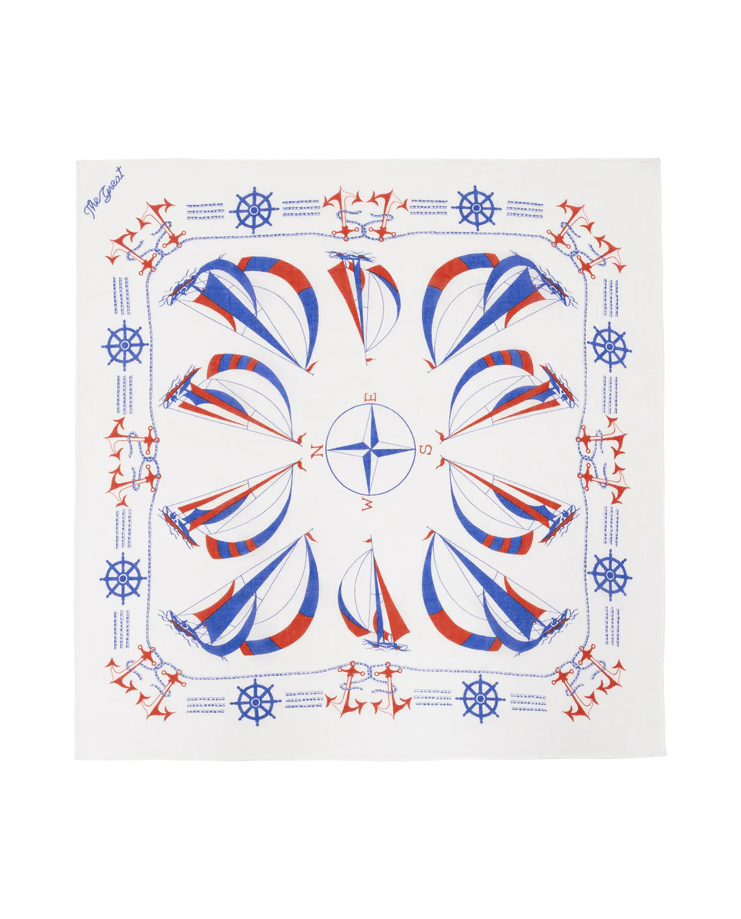 The Great - Sailboat Bandana White