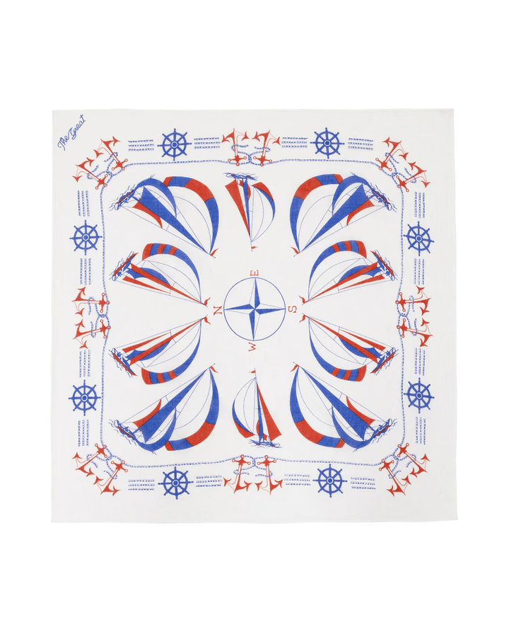 The Great - Sailboat Bandana White