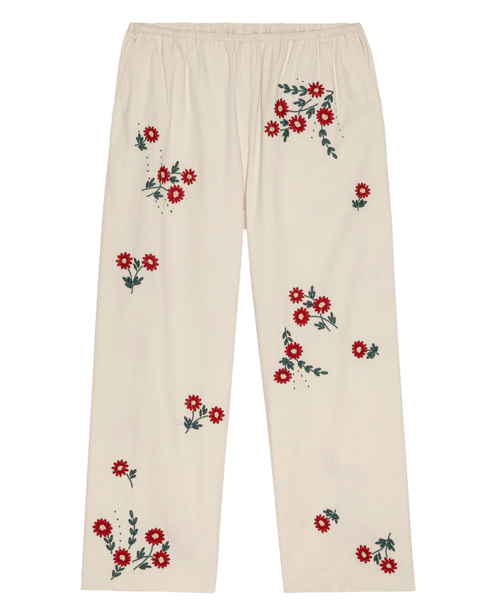 The Great - Easy Pant Natural Field Floral Emb