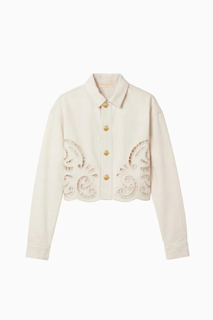 Ulla Johnson - Bobbi Eyelet Jacket Cowrie