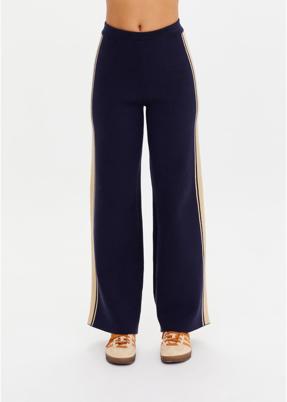 The Upside - Navy Cosmo Freya Pant