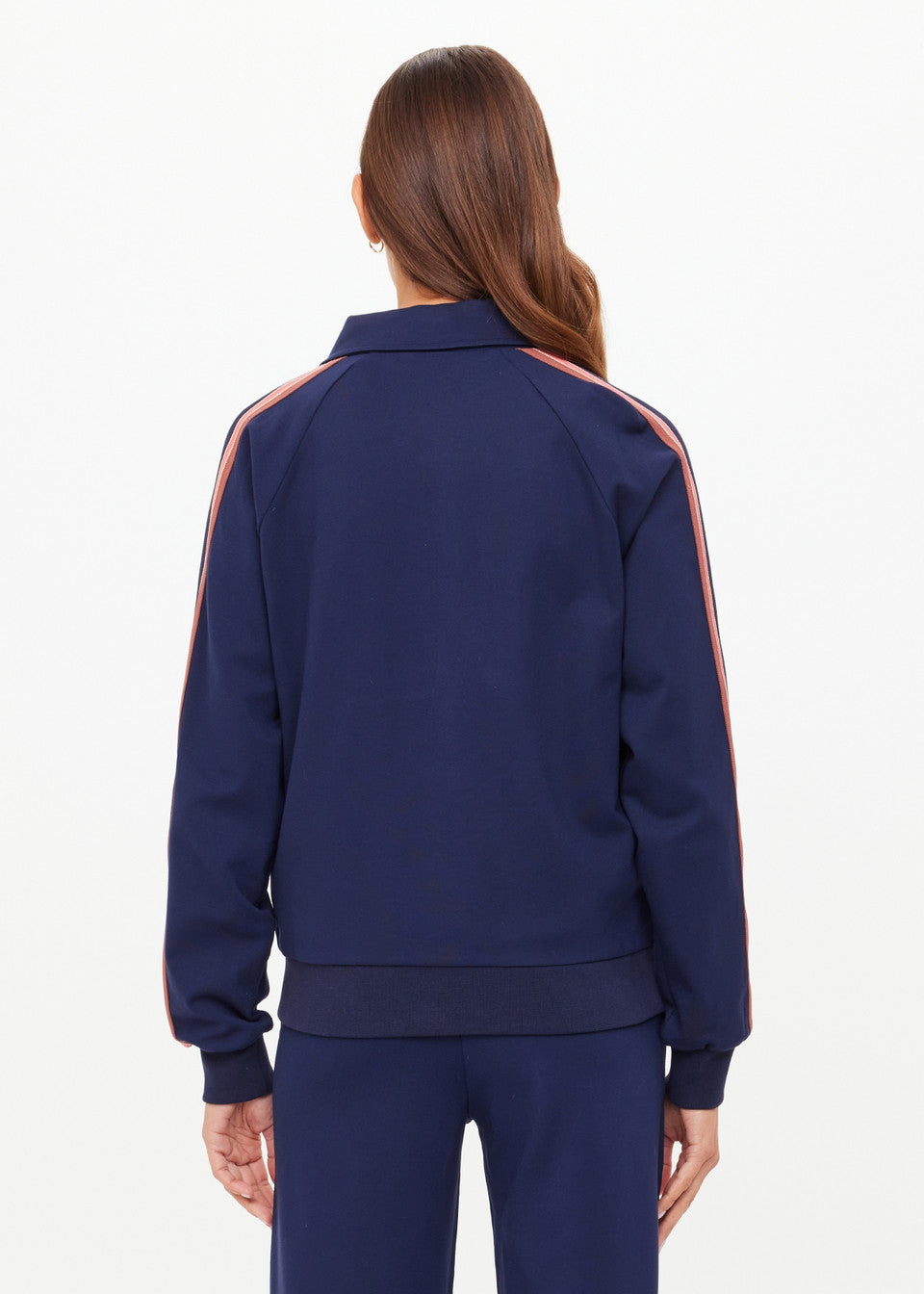 The Upside - Navy Ananda Pari Zip Jacket