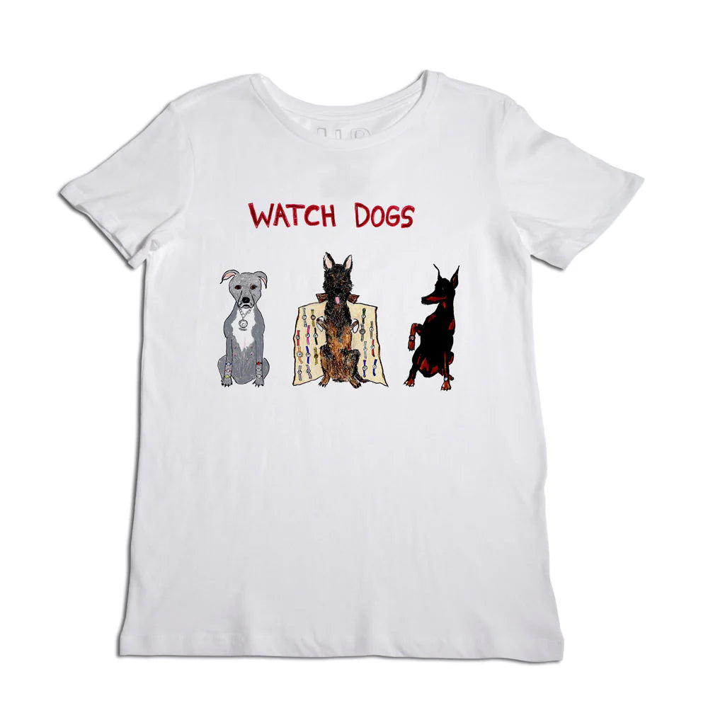 Unfortunate Portrait - Watch Dogs Women's Tee in White