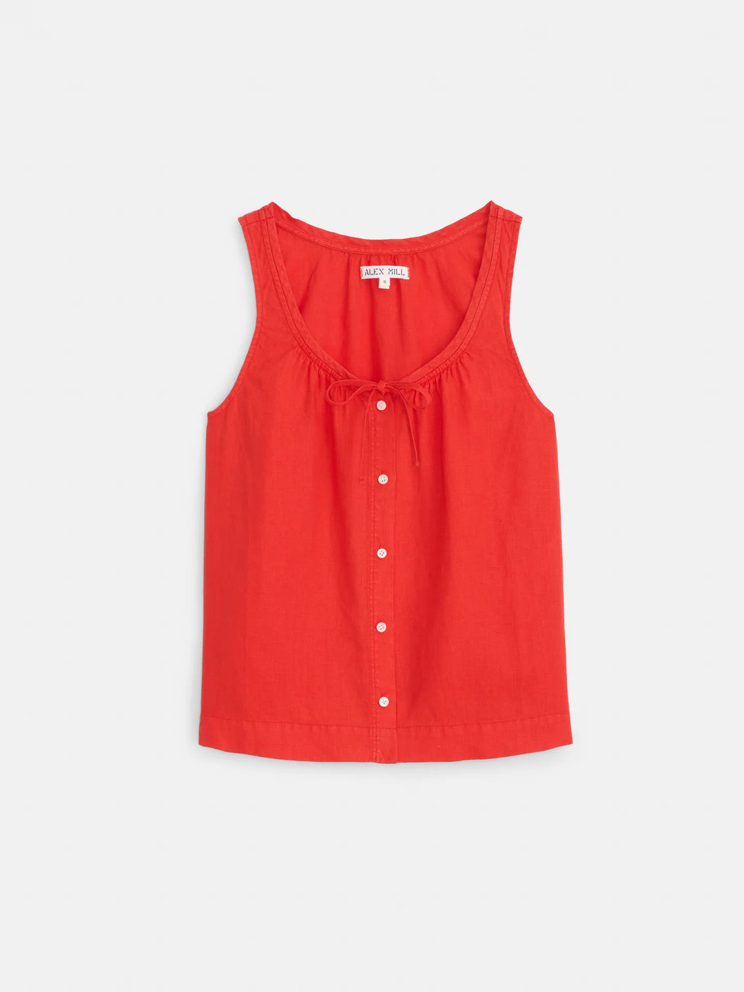 Alex Mill - Sydney Linen Top in Chili