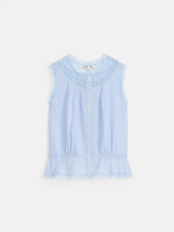 Alex Mill - Collette Top in Hydrangea