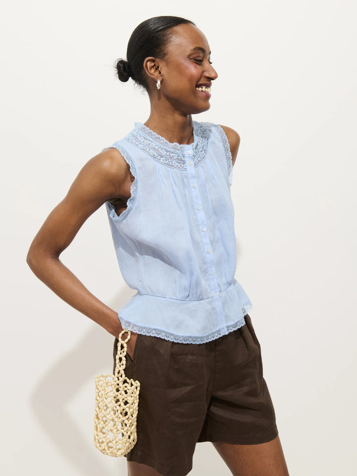 Alex Mill - Collette Top in Hydrangea