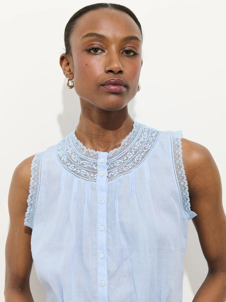 Alex Mill - Collette Top in Hydrangea