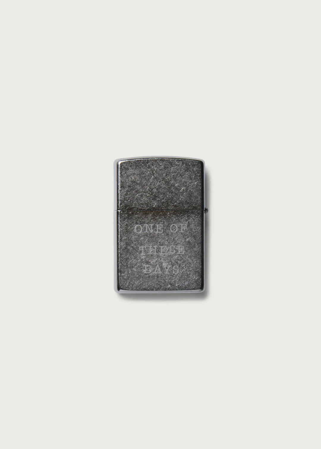 One of These Days - Silver Running Horse Zippo Lighter