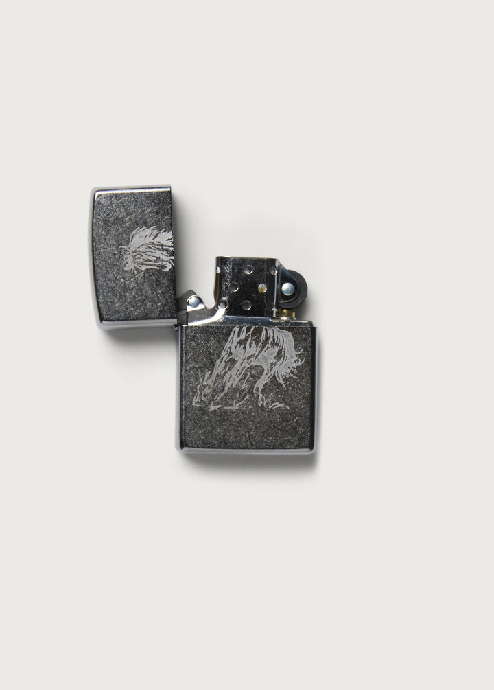 One of These Days - Silver Running Horse Zippo Lighter