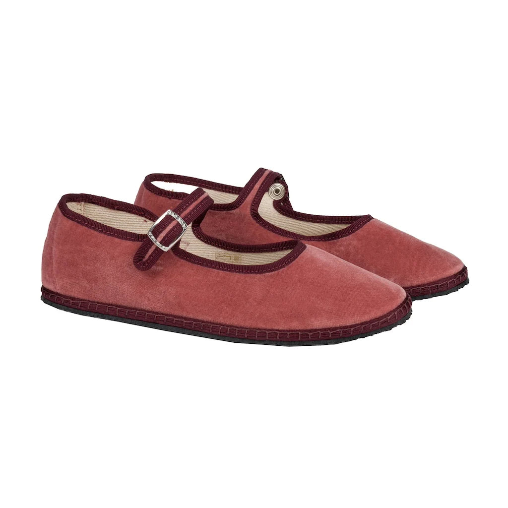 Vibi Venezia - Marie Antoinette Mary Jane Velvet