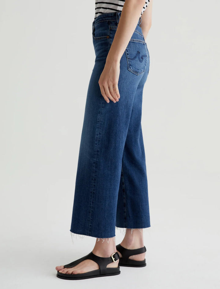 AG - Plume Saige Wide Leg Crop - Kalifornia Jean Bar