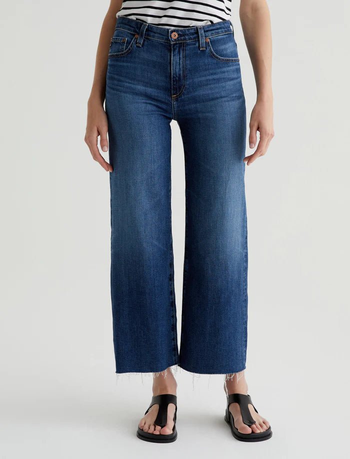 AG - Plume Saige Wide Leg Crop - Kalifornia Jean Bar