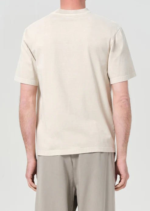 Agolde - Asha Mock Neck Tee in Brown Rice - Kalifornia Jean Bar