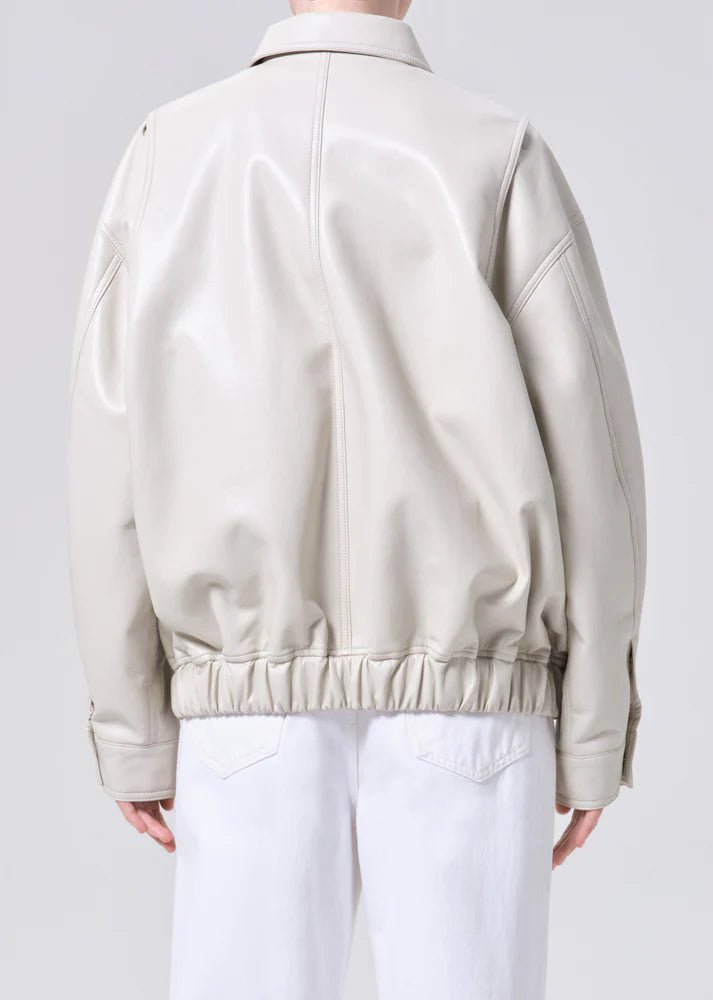 Agolde - Aston Bomber Light Beige - Kalifornia Jean Bar