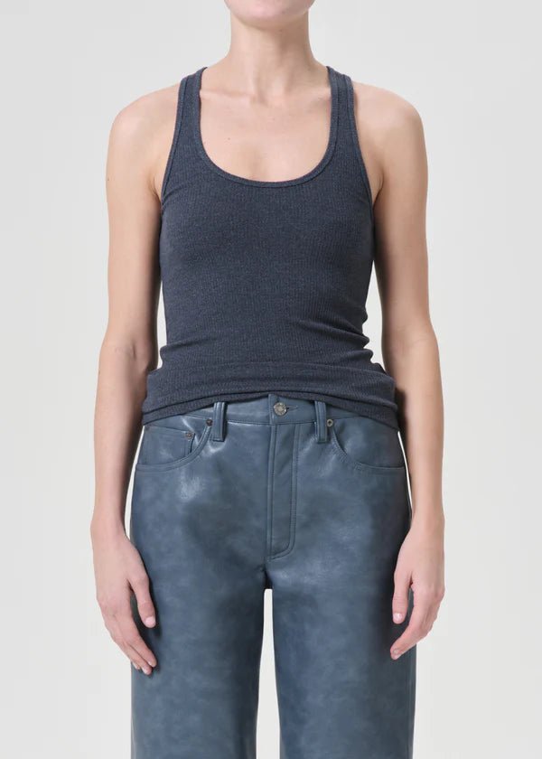 Agolde - Bianca Tank in Blue Jay - Kalifornia Jean Bar