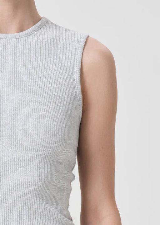 Agolde - Binx Tank in Brushed Heather Grey - Kalifornia Jean BarAgolde - Binx Tank in Brushed Heather Grey