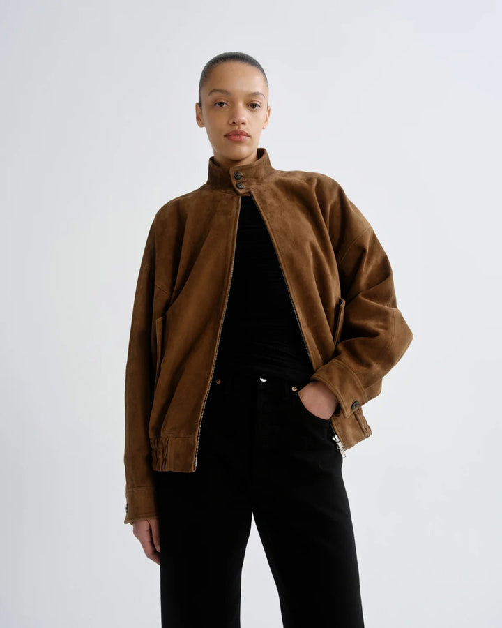 Agolde - Blair Jacket in Pecan - Kalifornia Jean Bar