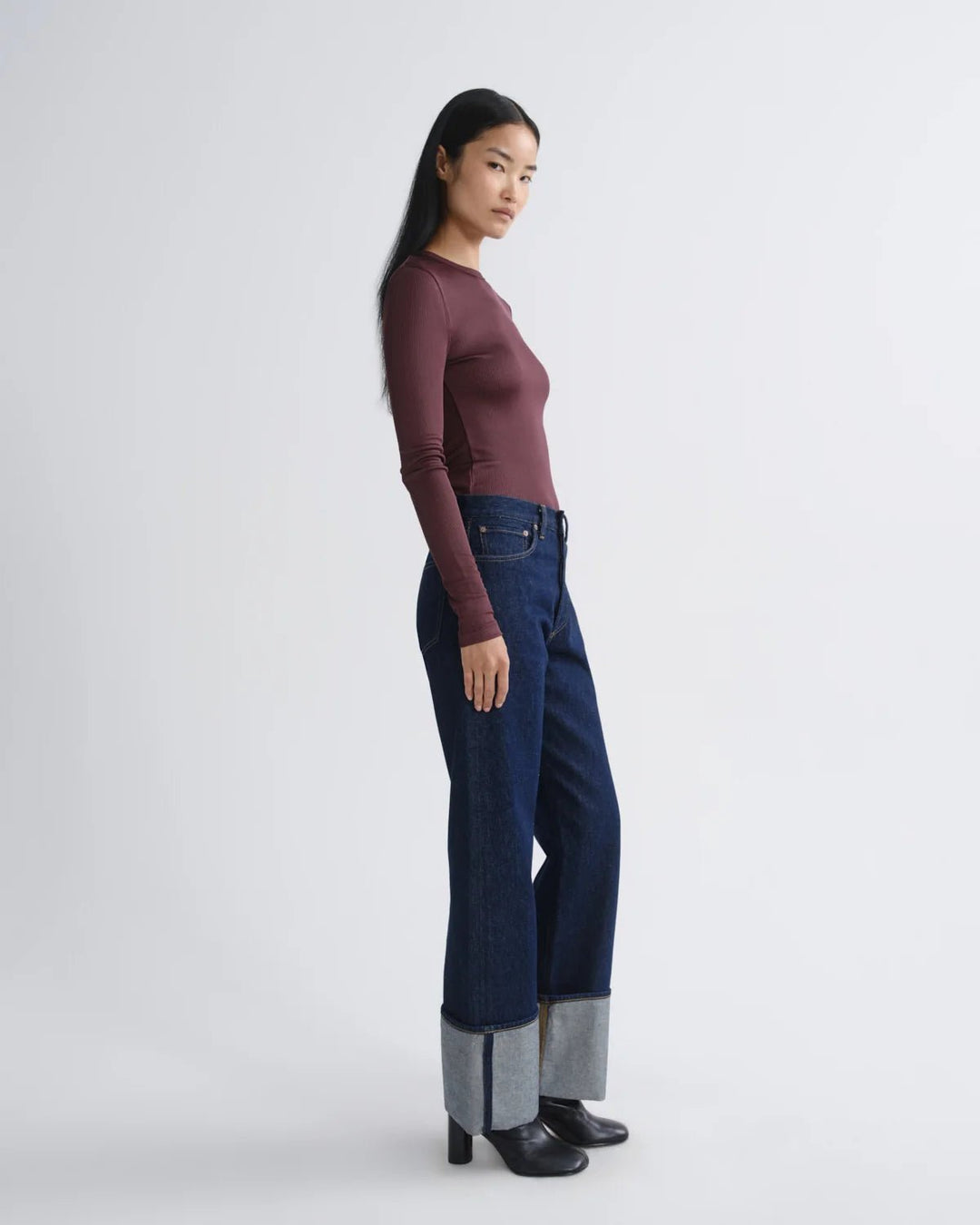 Agolde - Corinth Delphi Slim Tee Viscose - Kalifornia Jean Bar