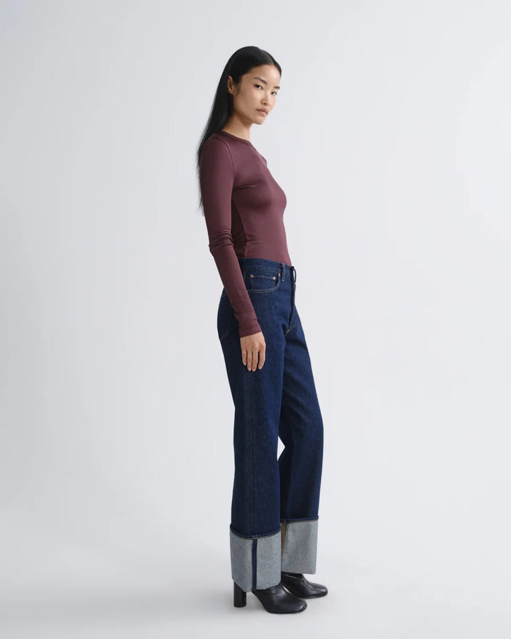 Agolde - Corinth Delphi Slim Tee Viscose - Kalifornia Jean Bar