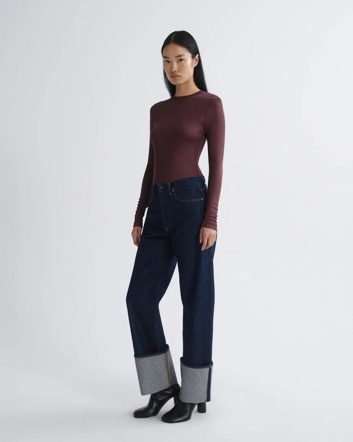 Agolde - Corinth Delphi Slim Tee Viscose - Kalifornia Jean Bar