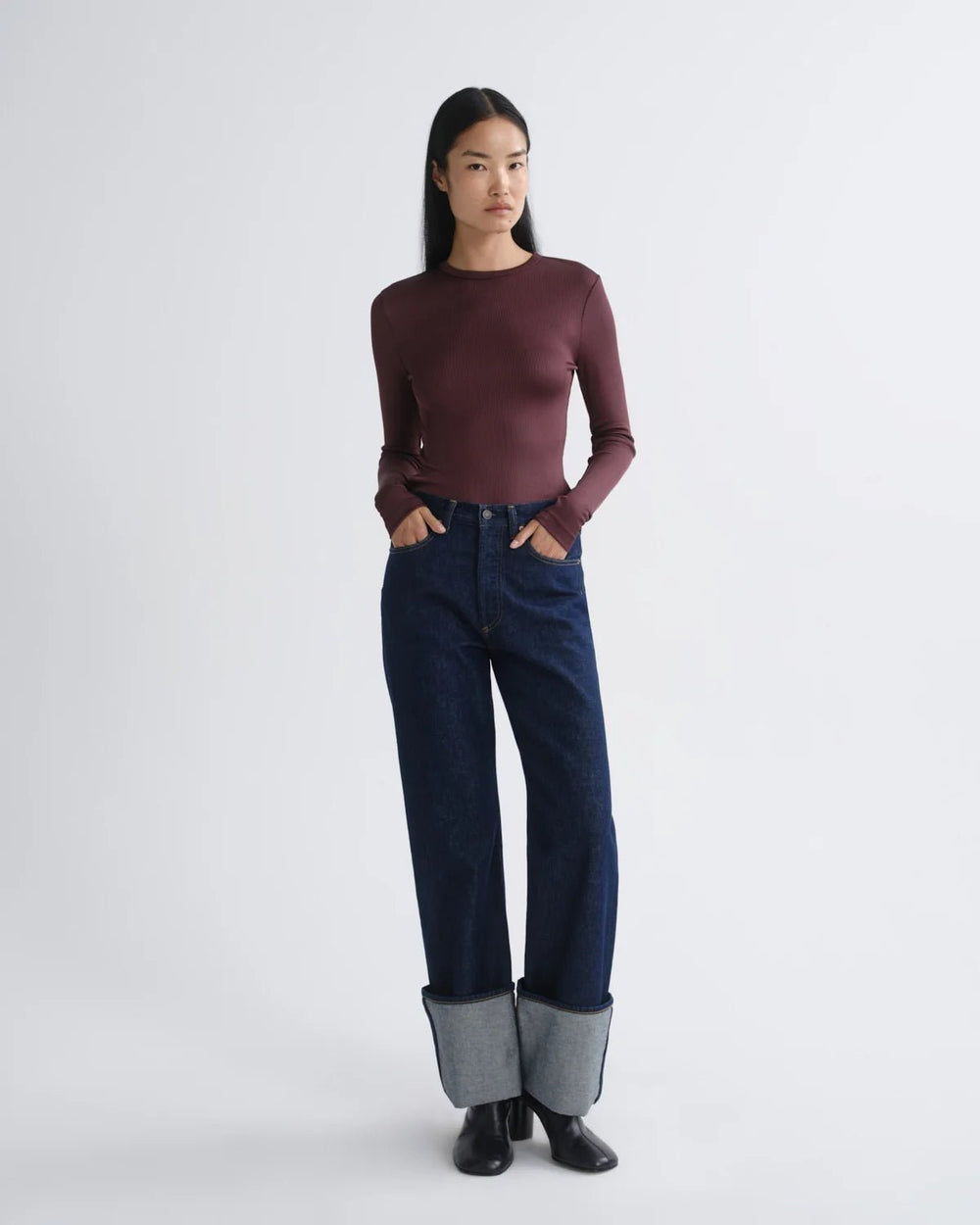 Agolde - Corinth Delphi Slim Tee Viscose - Kalifornia Jean Bar