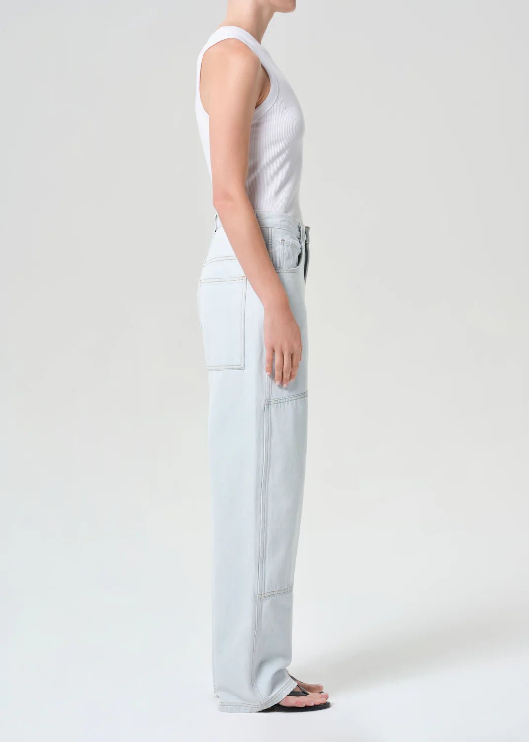 Agolde - Laria Pieced Jean in Process - Kalifornia Jean Bar