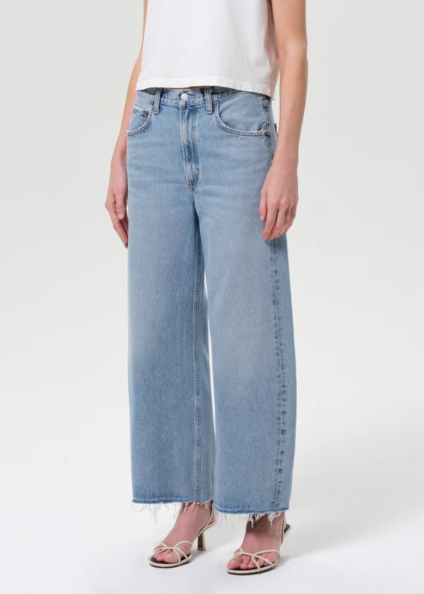 Agolde - Low Curve Fray Jean in Force - Kalifornia Jean Bar