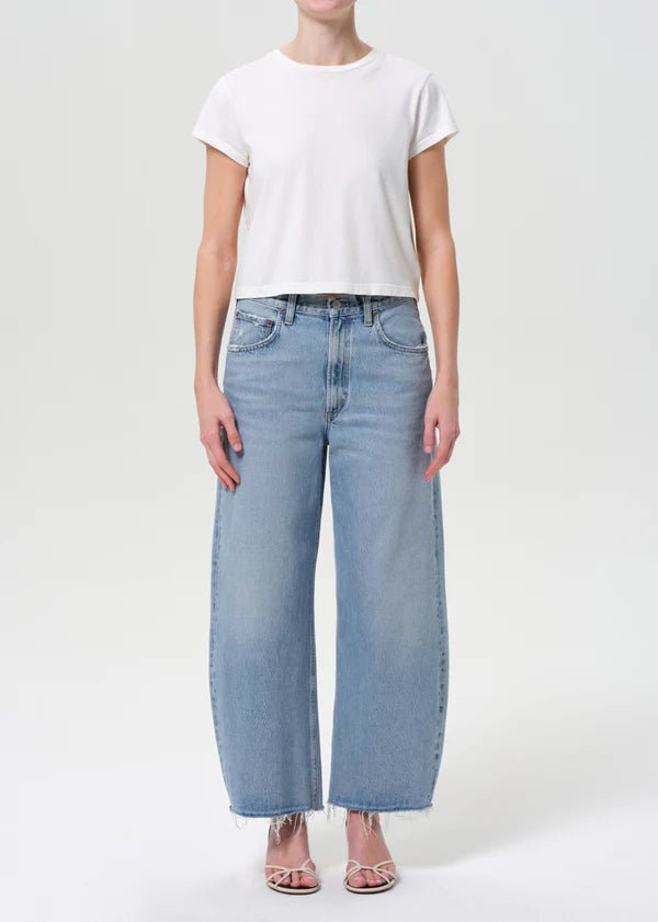 Agolde - Low Curve Fray Jean in Force - Kalifornia Jean Bar