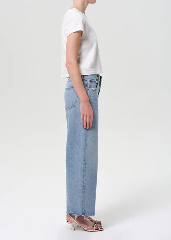 Agolde - Low Curve Fray Jean in Force - Kalifornia Jean Bar