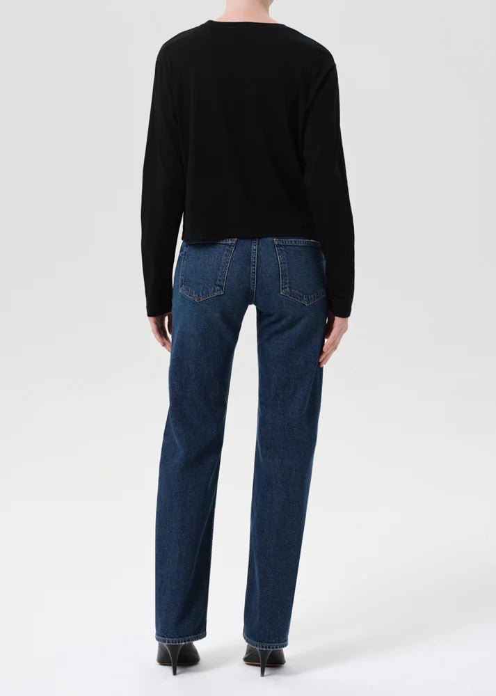 Agolde - Low Rise Slim Stretch Jean in Slick - Kalifornia Jean Bar