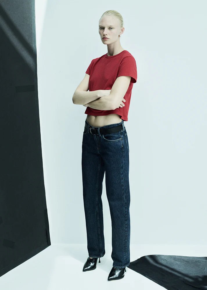 Agolde - Low Rise Slim Stretch Jean in Slick - Kalifornia Jean Bar