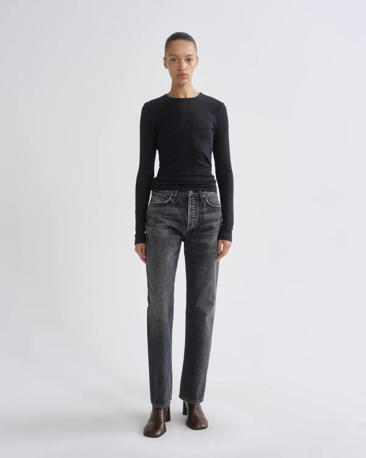 Agolde - Obscura Delphi Slim Tee Viscose - Kalifornia Jean Bar