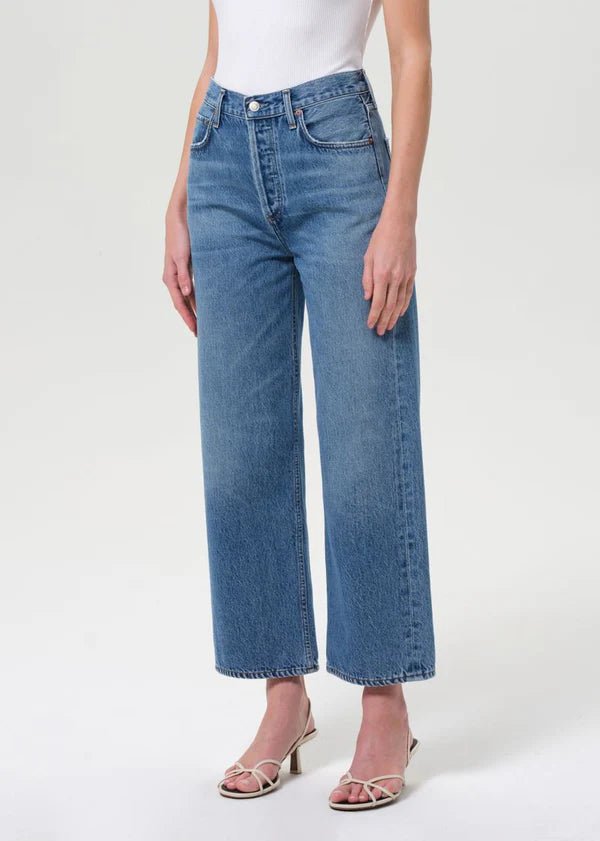 Agolde - Ren High Rise Wide Leg in Shrine - Kalifornia Jean Bar